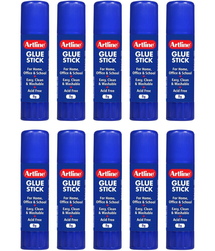     			Artline Non-toxic & Acid-free Glue Stick Acid Free PVP 8 Gm x 10 Sets (Set of 10, White)