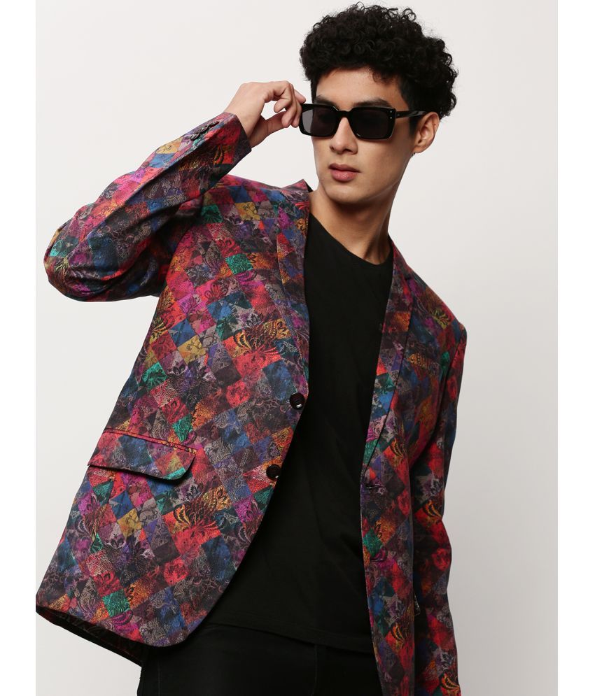     			Showoff Cotton Men's Blazer - Multicolor ( Pack of 1 )