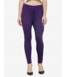 N-Gal - Purple Cotton Women's Leggings ( Pack of 1 )