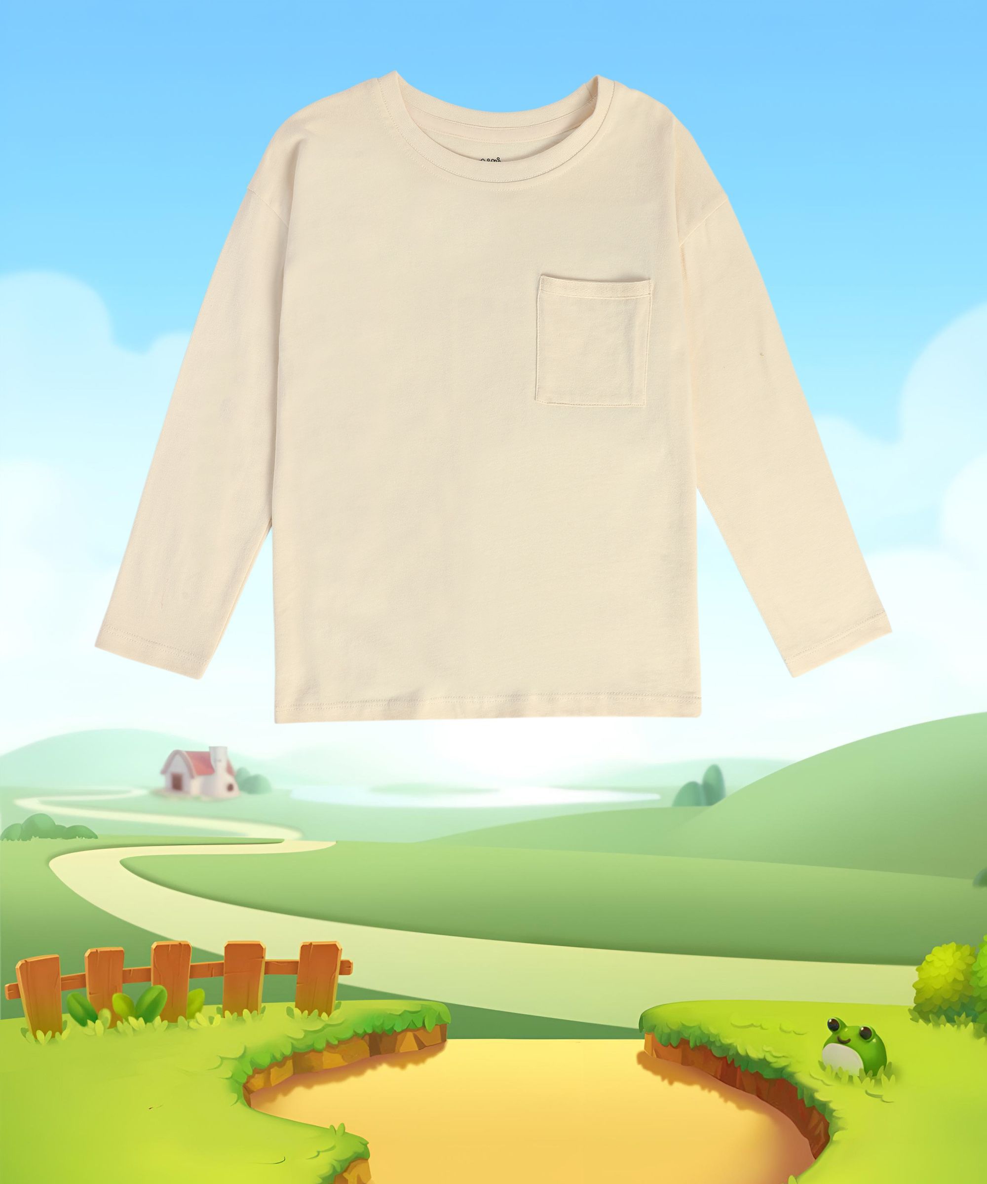     			MINI KLUB - Beige 100% Cotton Girls T-Shirt ( Pack of 1 )