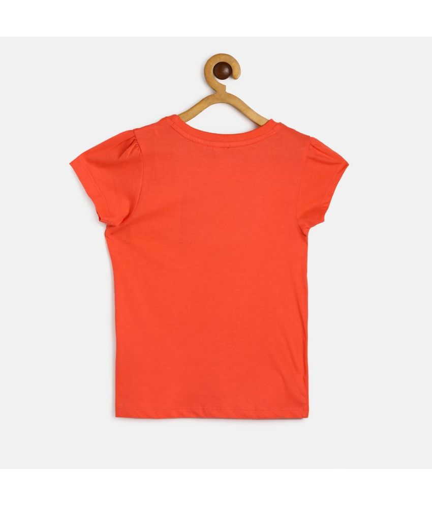     			MINI KLUB - Coral 100% Cotton Girls Top ( Pack of 1 )