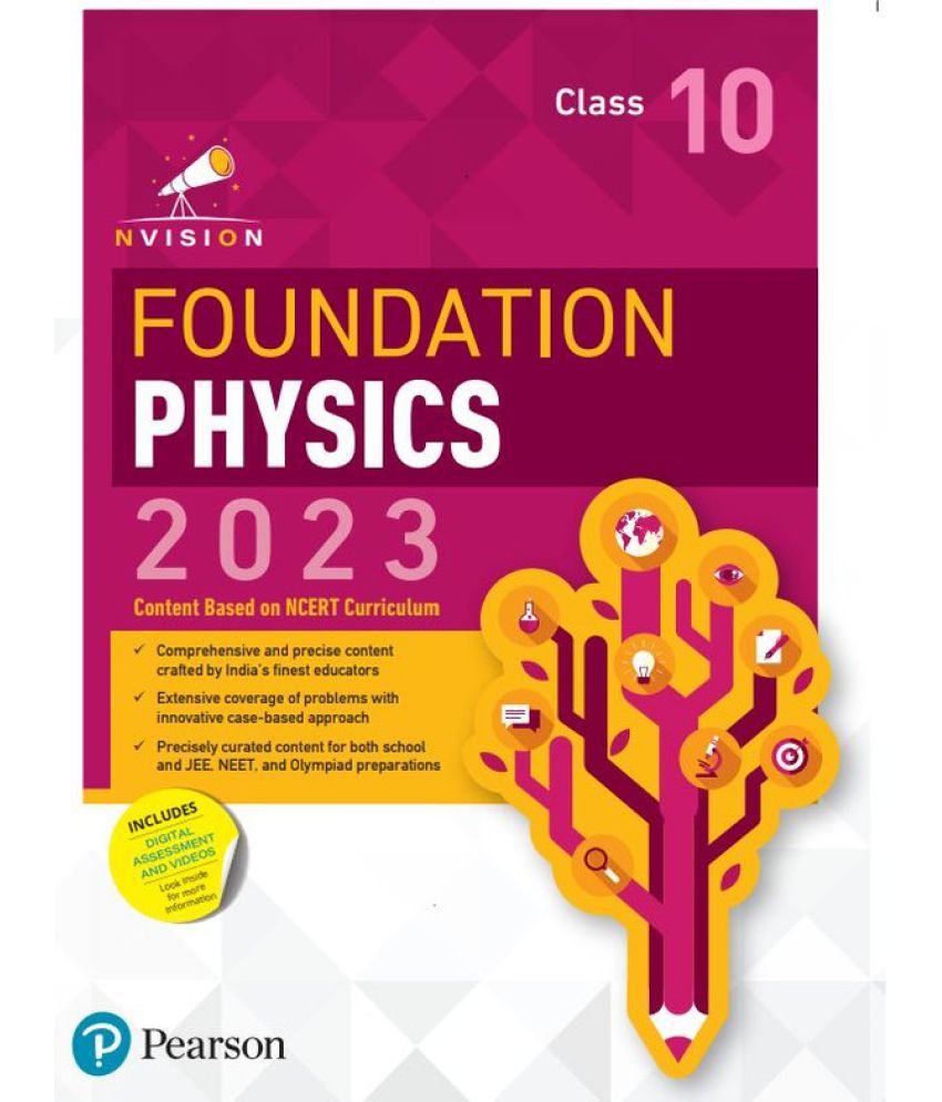     			Nvision Foundation Physics Class 10, Based on NCERT Curriculum 2023, Includes Digital Assessment & Video