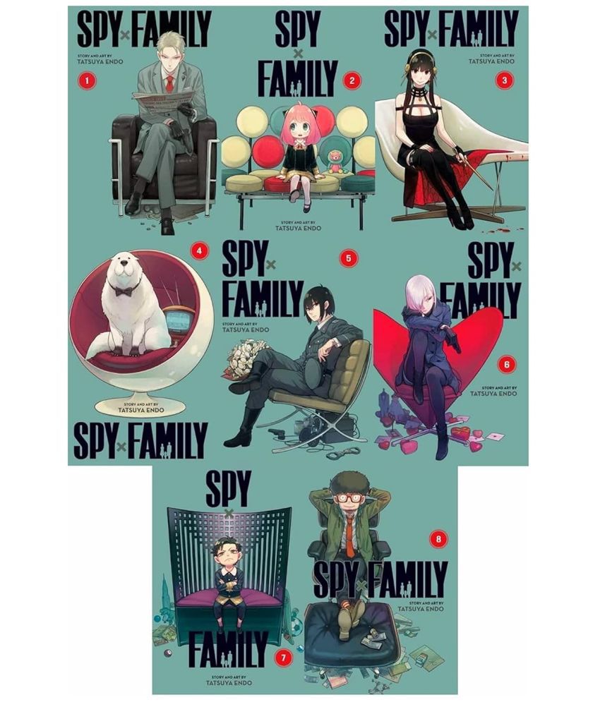     			Spy X Family Manga Volumes 1 - 8 Collection Set