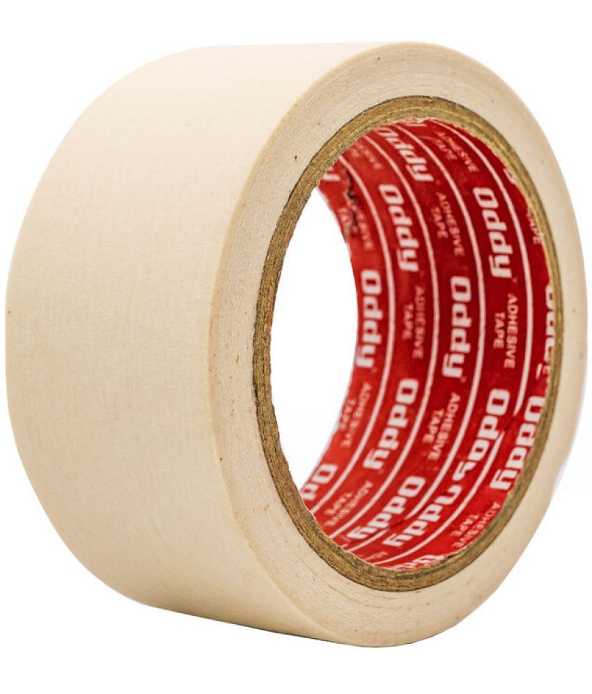     			Oddy - Off White Single Sided Masking Tape ( Pack of 3 )