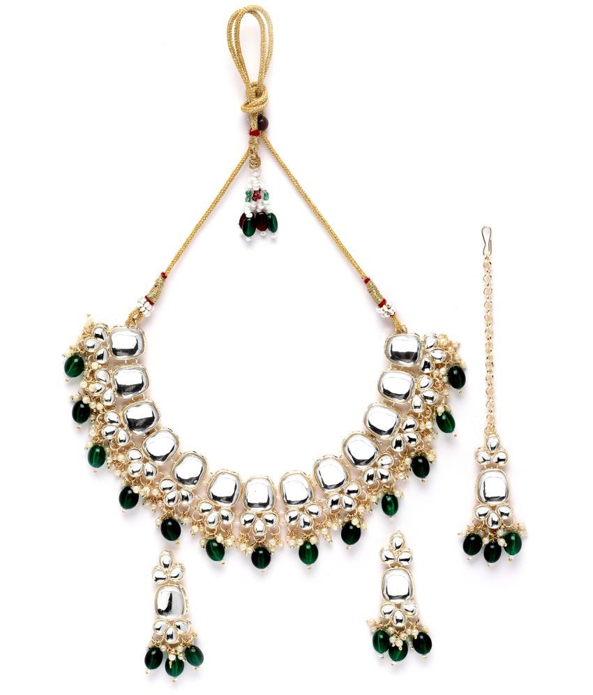     			Sukkhi - Green Alloy Necklace Set ( Pack of 1 )