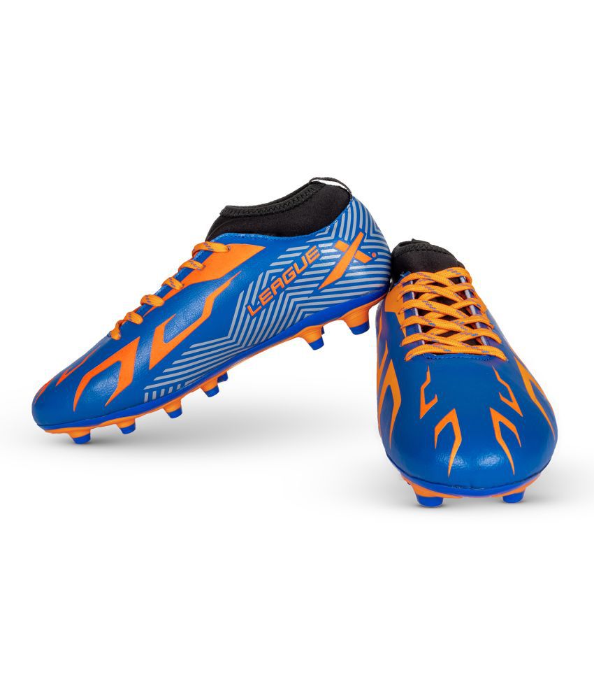     			Vector X League Orange Multi Color Football Shoes