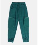 MINI KLUB Pack of 1 Boys Cotton Trackpant ( Green )