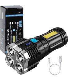 Green Tales - 5W Rechargeable Flashlight Torch ( Pack of 1 )