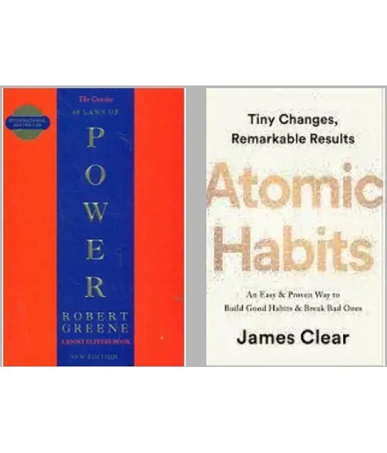 Combo] Atomic Habit-48 Laws Of Power-Attitude Is Everything (Paperback) -  Gyaanstore