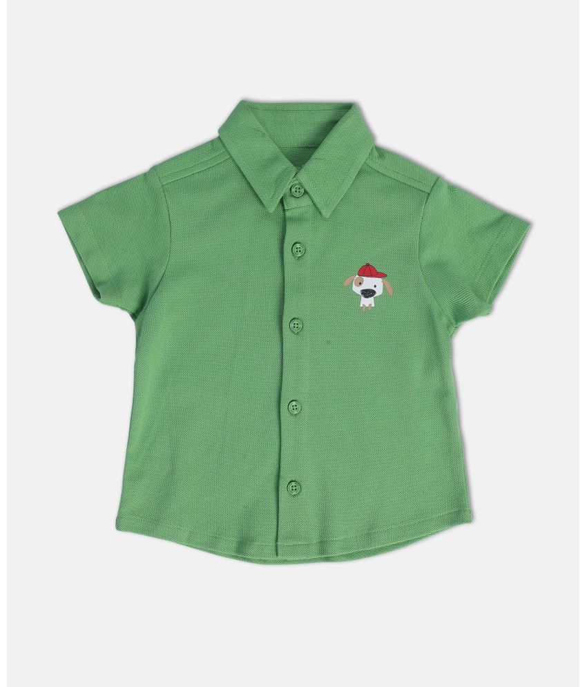     			MINI KLUB Green Baby Boy Shirt ( Pack of 1 )