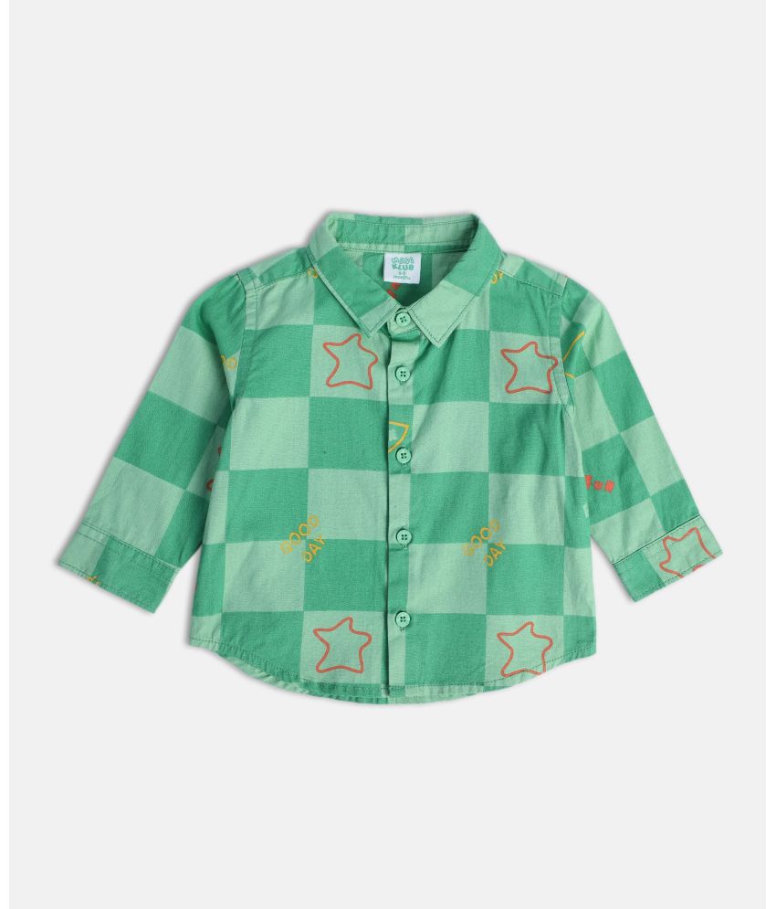     			MINI KLUB Green Baby Boy Shirt ( Pack of 1 )