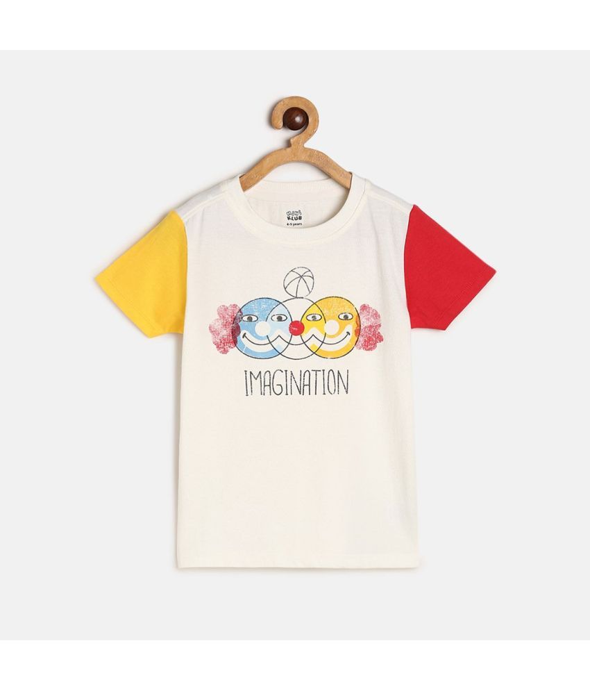     			MINI KLUB Multi Color Cotton Boy's T-Shirt ( Pack of 1 )