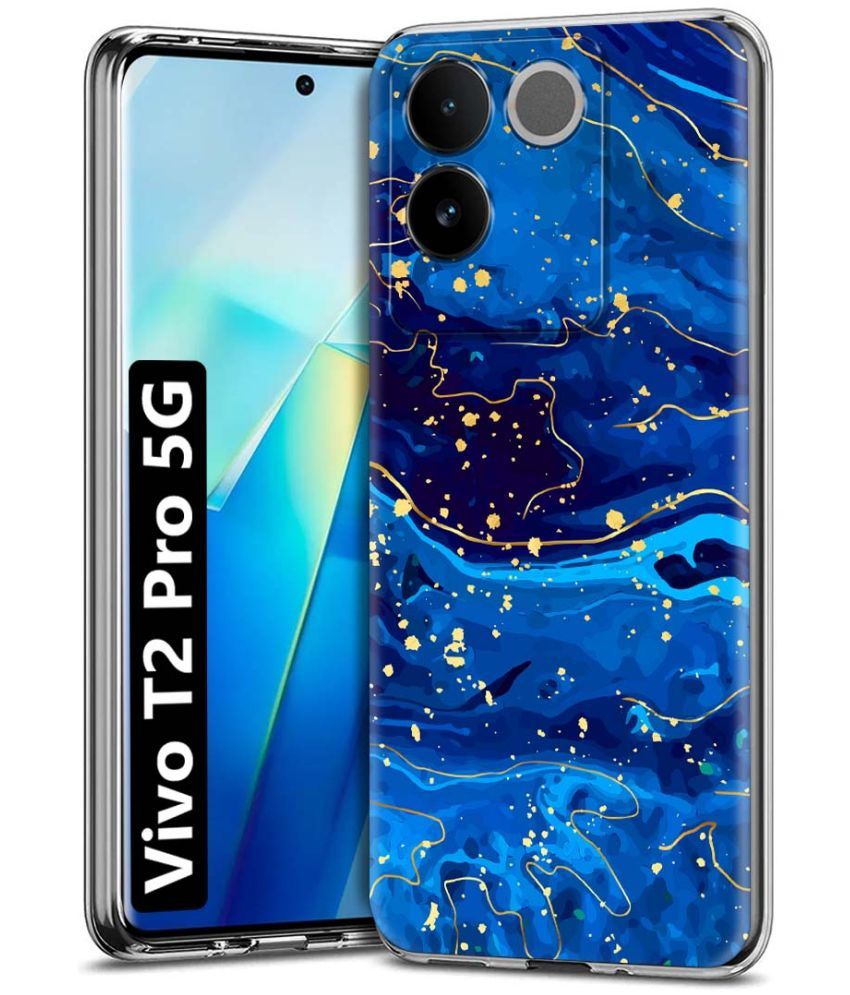     			NBOX - Multicolor Printed Back Cover Silicon Compatible For Vivo T2 Pro 5G ( Pack of 1 )