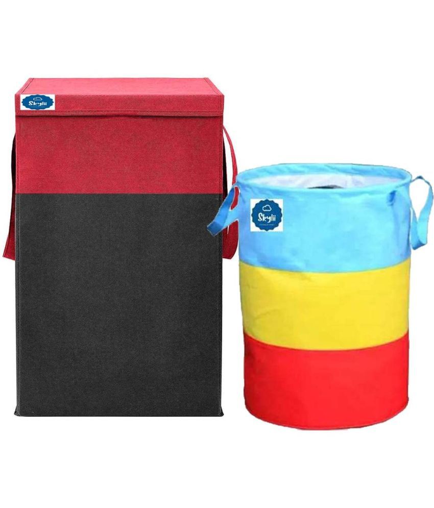     			Skylii Red Laundry Bags ( Pack of 2 )