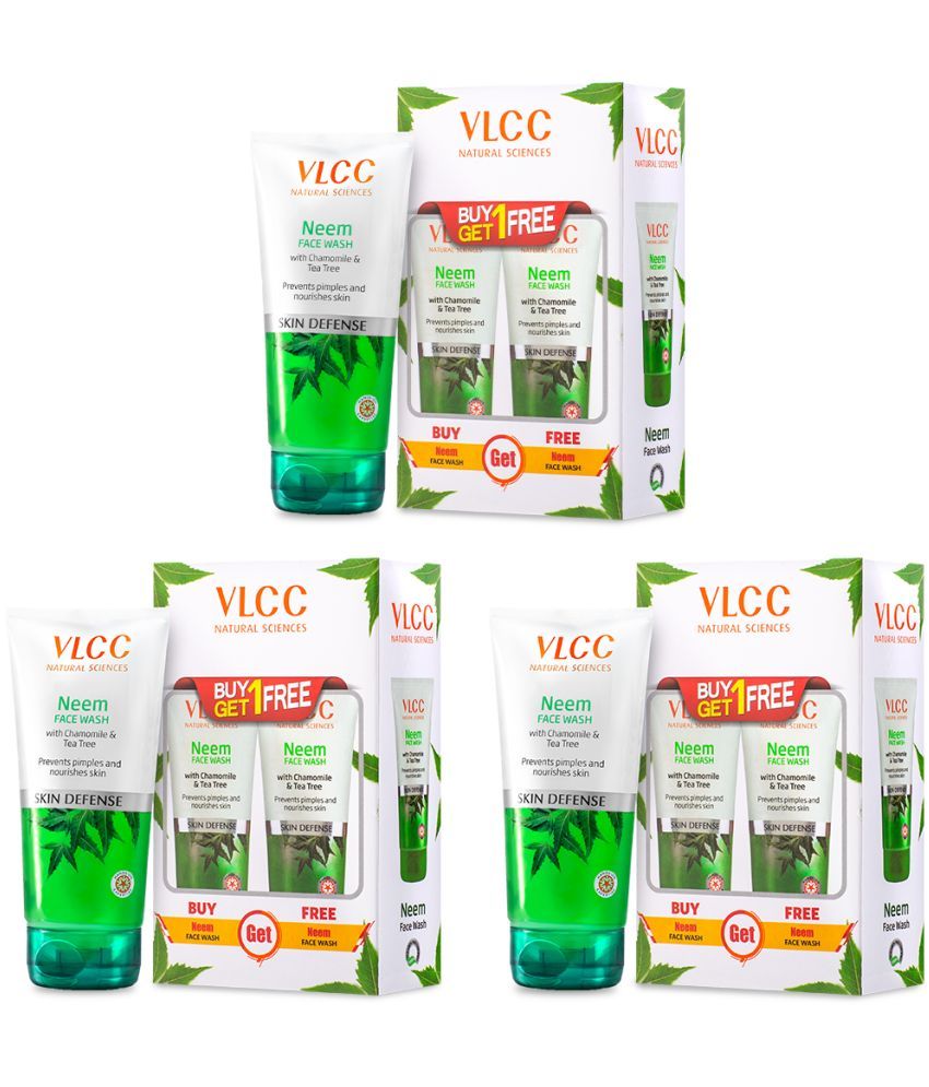     			Vlcc Neem Face Wash , 300Ml(Pack Of 3)