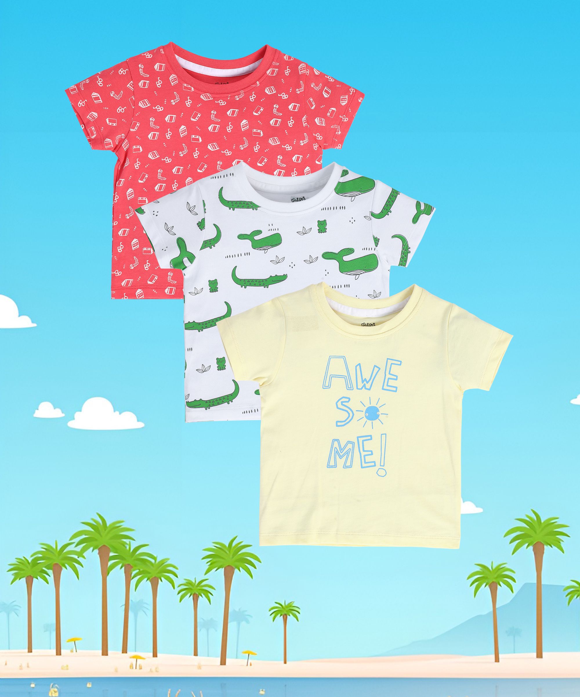     			MINI KLUB Multi Baby Boy T-Shirt ( Pack of 1 )