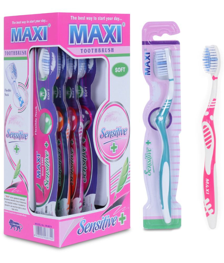     			Maxi Sensitive+ Toothbrush (Pack of 12)