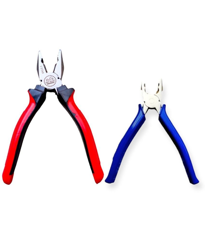     			Sky Blue Combination Hand Tool's Multipurpose Professional Home & Office Used Tool's Kit  ( 2 Piece )