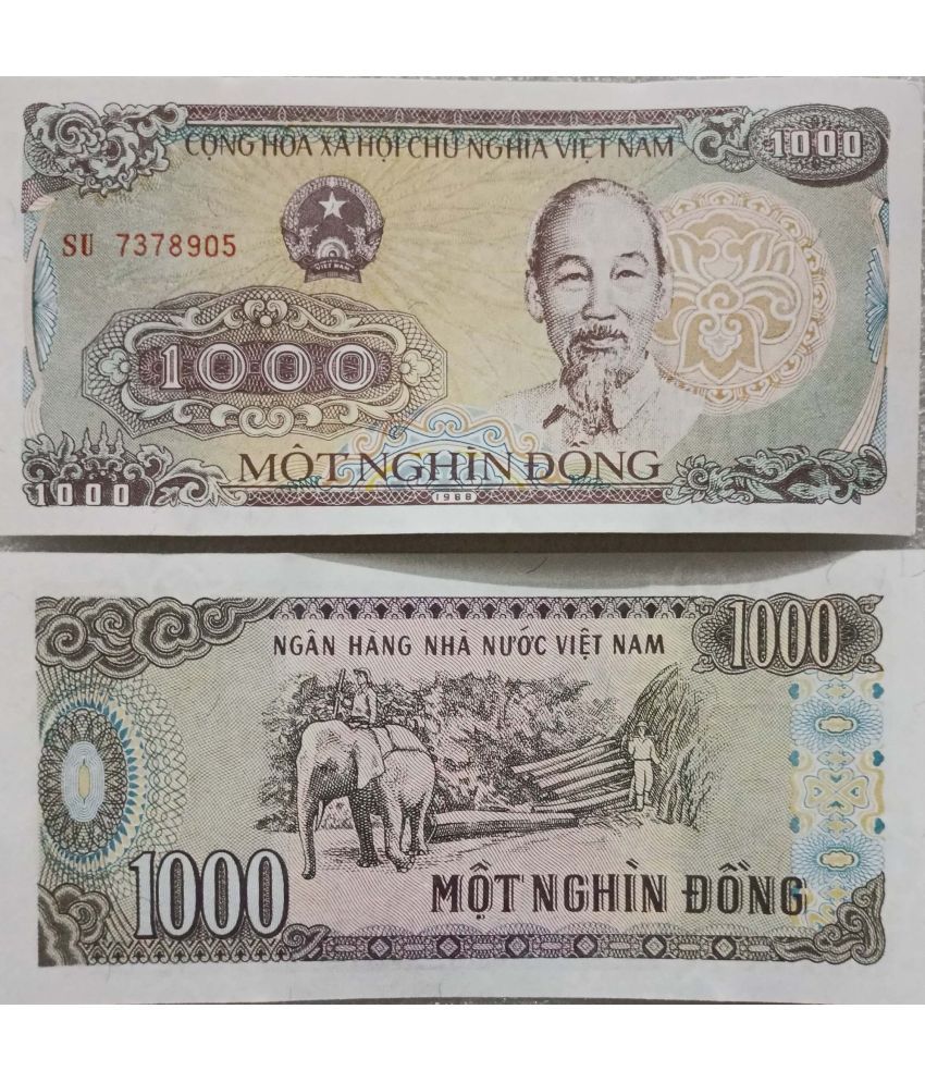     			VIETNAM LIMITED ISSUE 1000 DONG NOTE IN TOP UNC GRADE