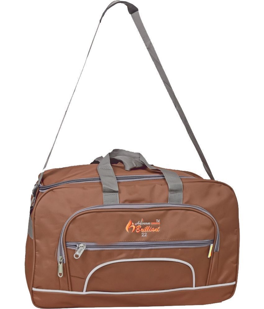     			Advance brilliant 50 Ltrs Brown Fabric Duffle Bag