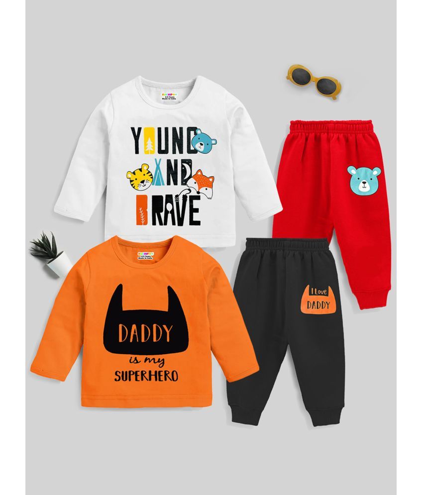     			KUCHIPOO Baby Boy  T-Shirts and Pyjamas Set -KUC-PSUT-102