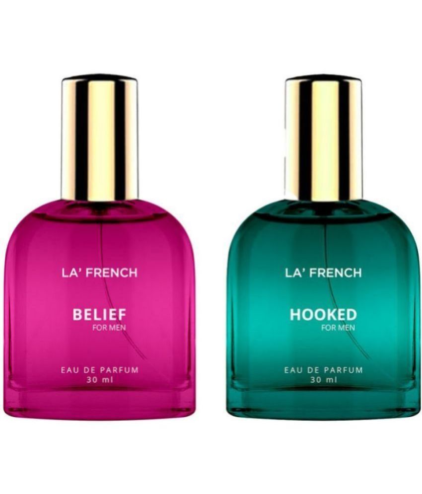     			LA FRENCH - Belief & Hooked Eau De Parfum (EDP) For Unisex 1 ( Pack of 2 )