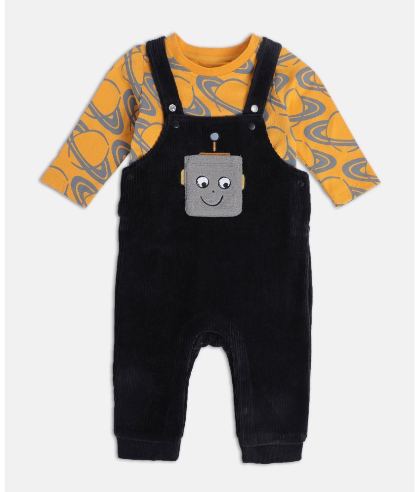     			MINI KLUB Pack of 1 Baby Boys Cotton Dungaree Sets ( Multi )