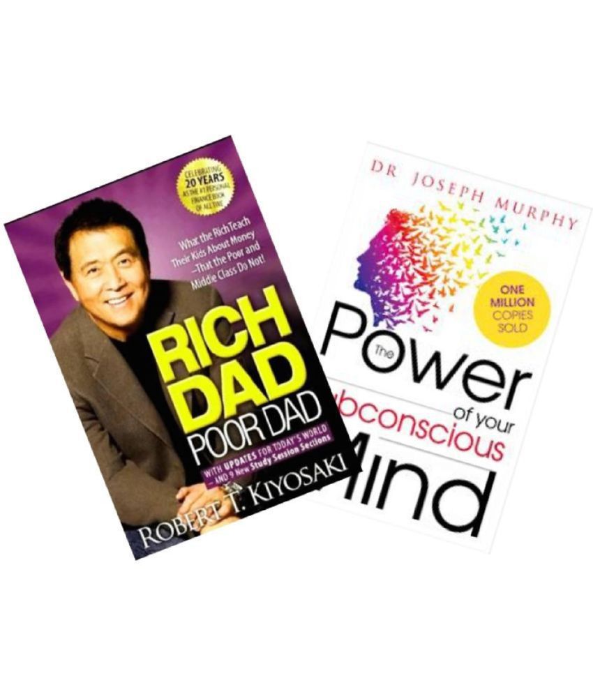    			Rich Dad Poor Dad + The Power Of Subconscious Mind Paperback English Combo