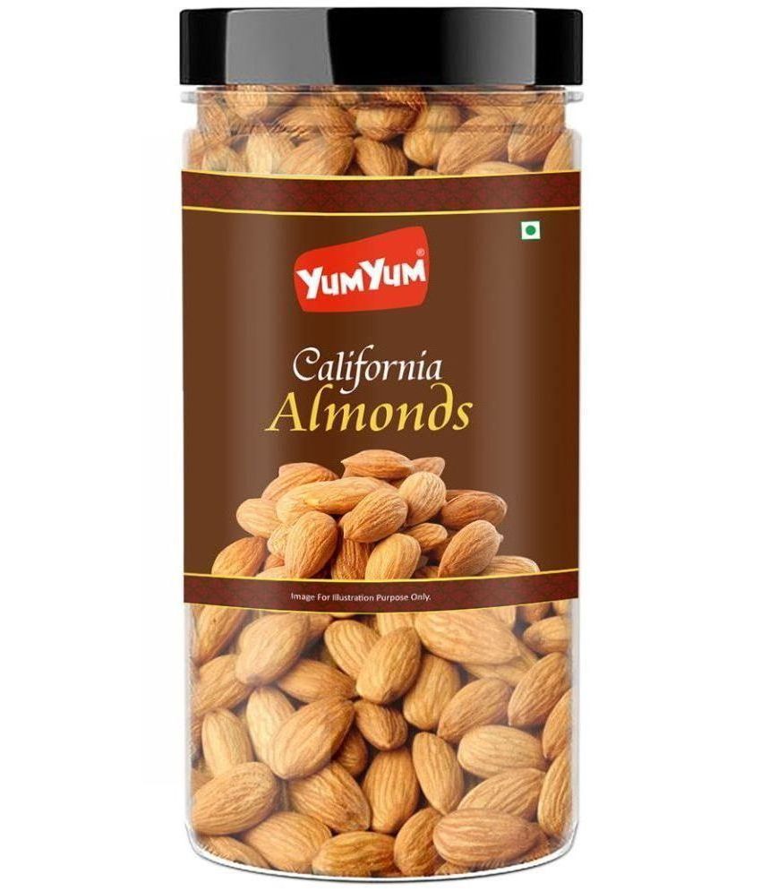     			YUM YUM 100% Natural Premium California Almonds / Badam Dry Fruits 500grams