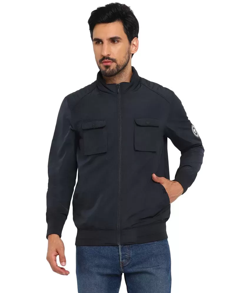 Red Chief - Black Cotton Blend Regular Fit Men's Casual Jacket ( Pack of 1  ) - Buy Red Chief - Black Cotton Blend Regular Fit Men's Casual Jacket (  Pack of