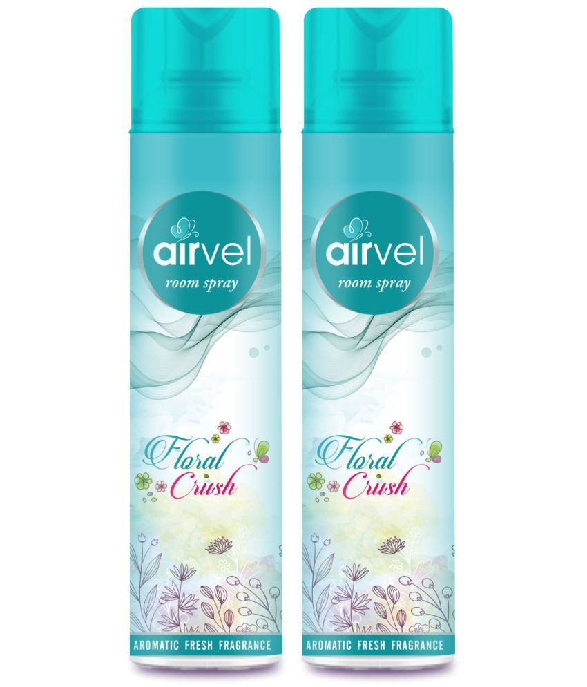     			AIRVEL Room Freshener Spray Refreshing Atmosphere|125g Each Pack of 2 (floral crush)