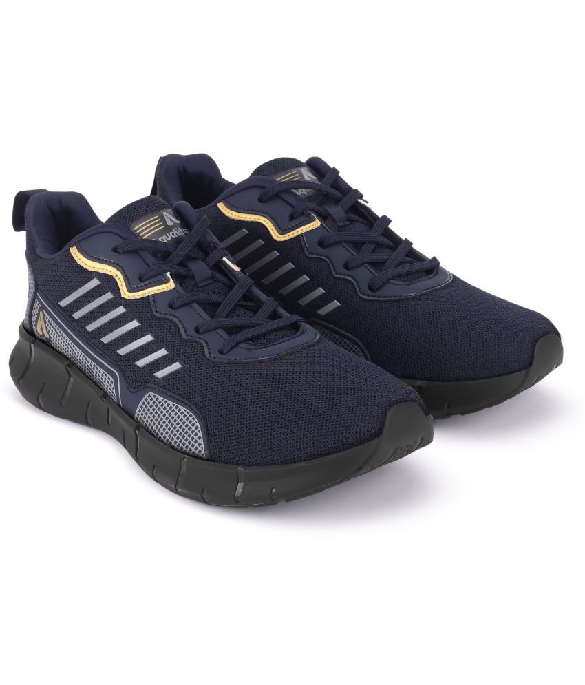     			Aqualite Navy Men's Sports Running Shoes