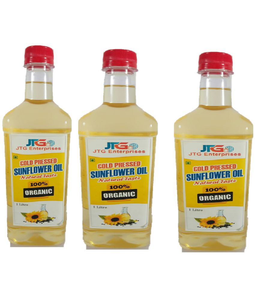     			JTG enterprises Cold Pressed Safflower Oil 3 L Pack of 3