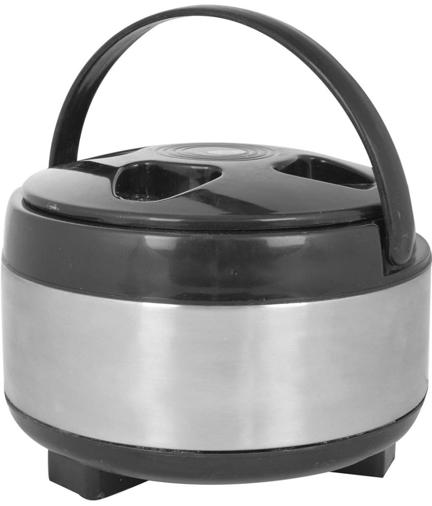     			TISYAA Casserole with lid & Handle Assorted Steel Serve Casserole ( Set of 1 , 2000 mL )