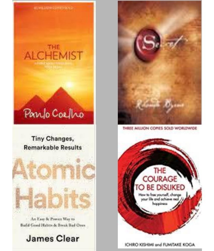     			The Alchemist + The Secret + Atomic Habits + The Courage To Be Disliked