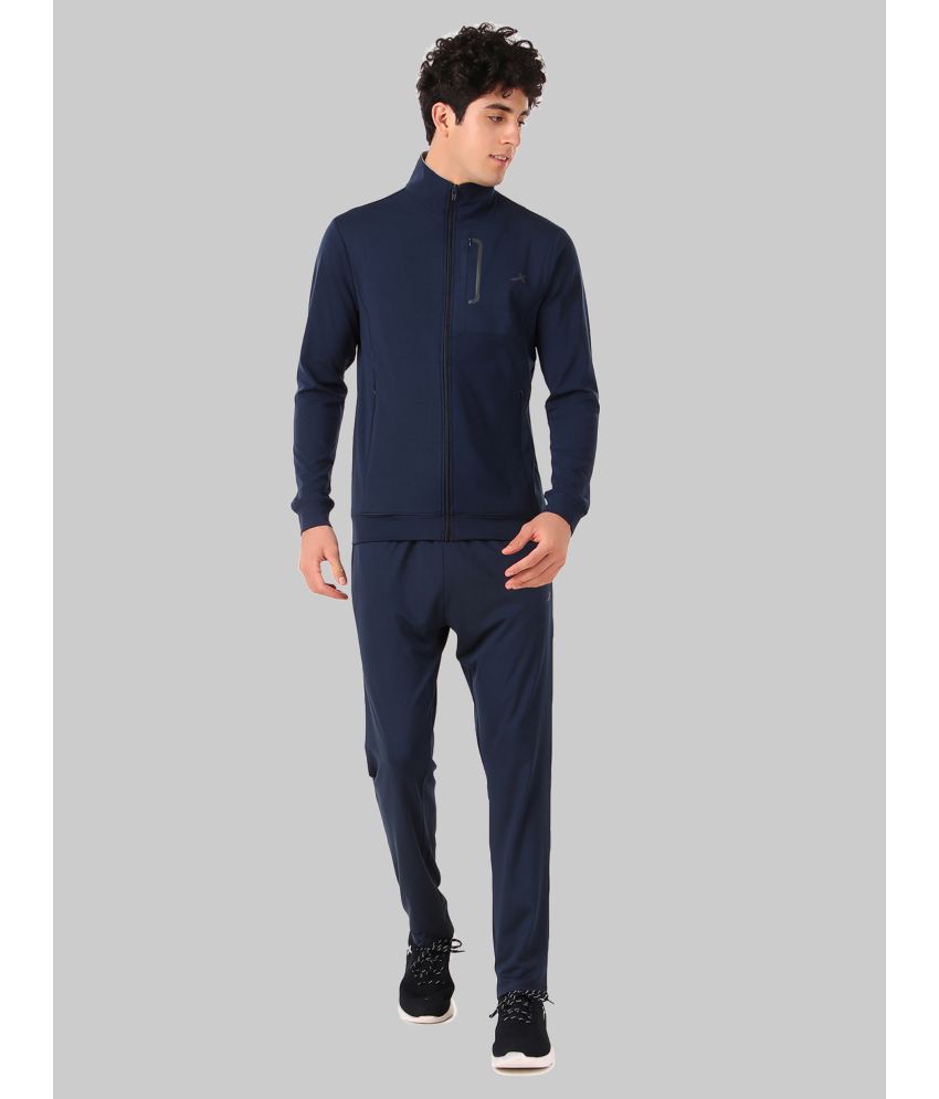     			Vector X - Navy Polyester Regular Fit Men's Tracksuit ( Pack of 1 )