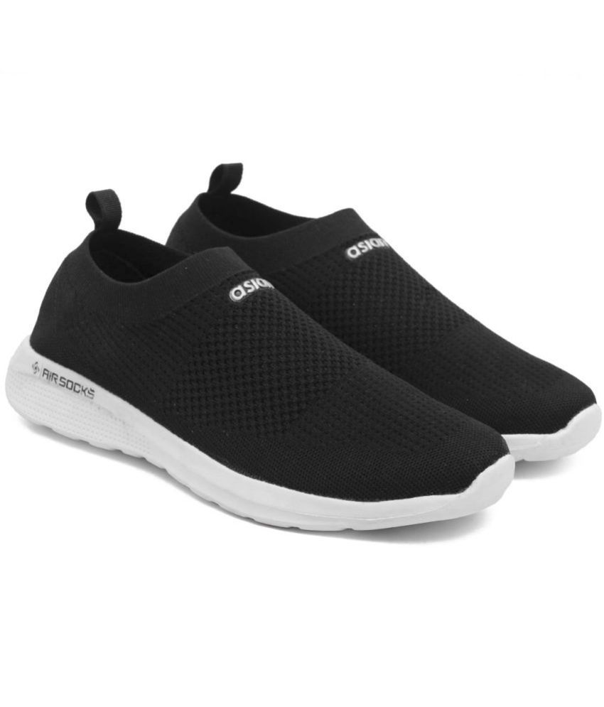     			ASIAN Black Men's Sports Running Shoes