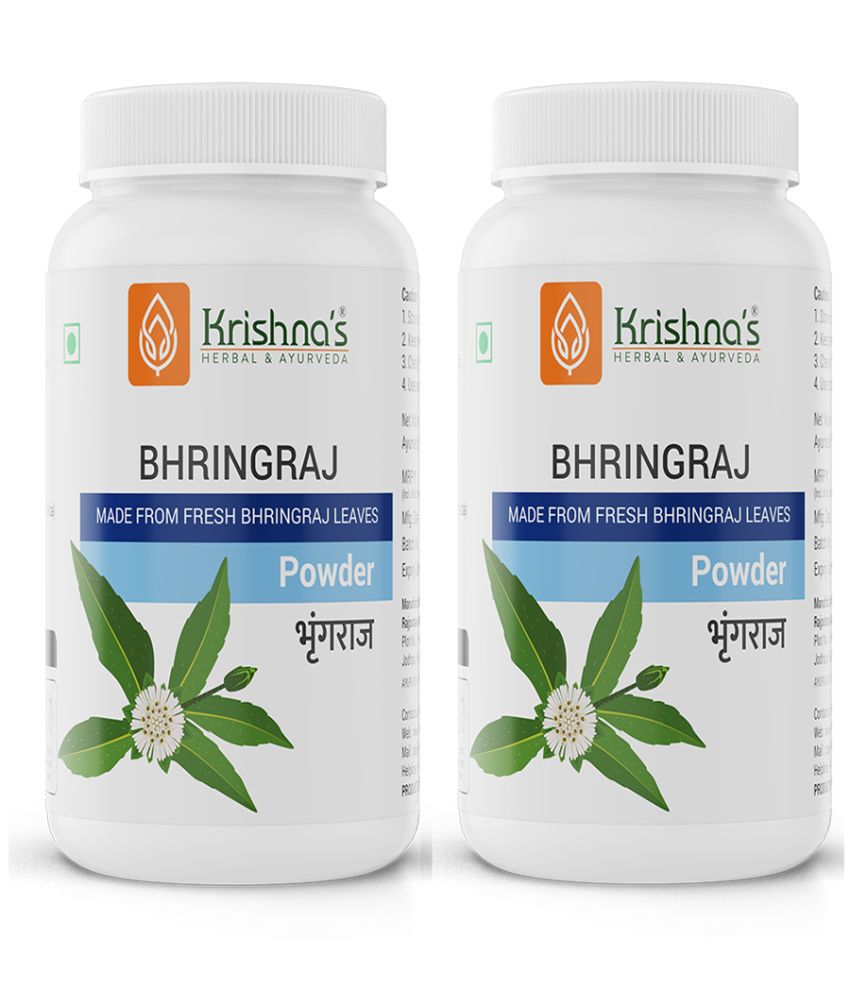     			Krishna's Herbal & Ayurveda Bringraj Powder, 100 g Pack Of 2