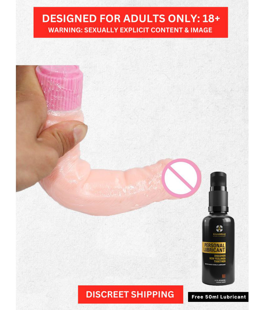     			Thick Vibrating Dildo- Reusable Waterproof 7 inch Smooth Operator, Discreet Vibrator with Free Kaamraj Lube For Female