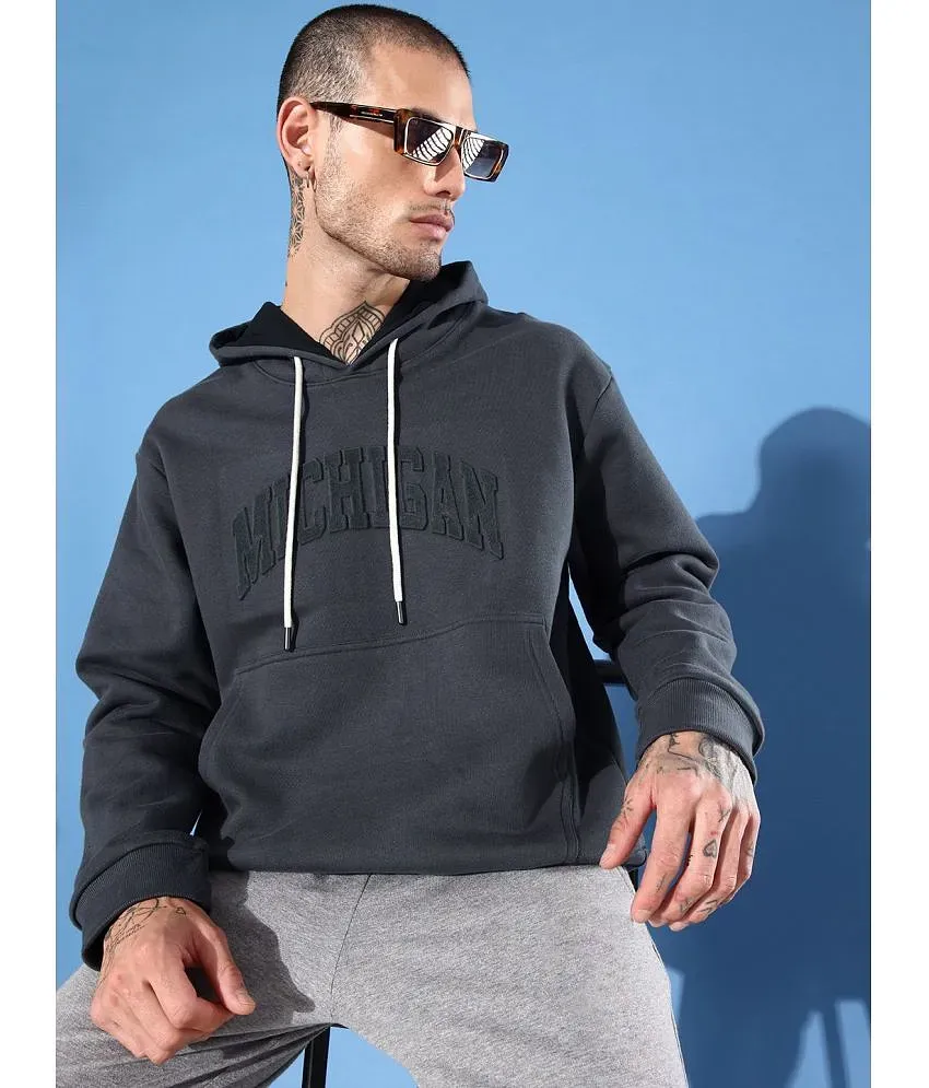 Dillinger Fleece Hooded Men s Sweatshirt Grey Pack of 1