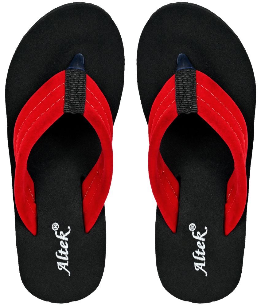     			Altek Red Women's Slipper