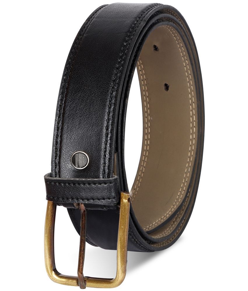     			Lorem - Black Synthetic Men's Formal Belt ( Pack of 1 )