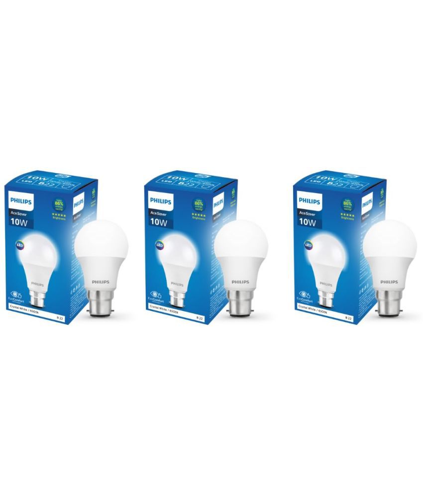     			Philips 10w Cool Day light LED Bulb ( Pack of 3 )