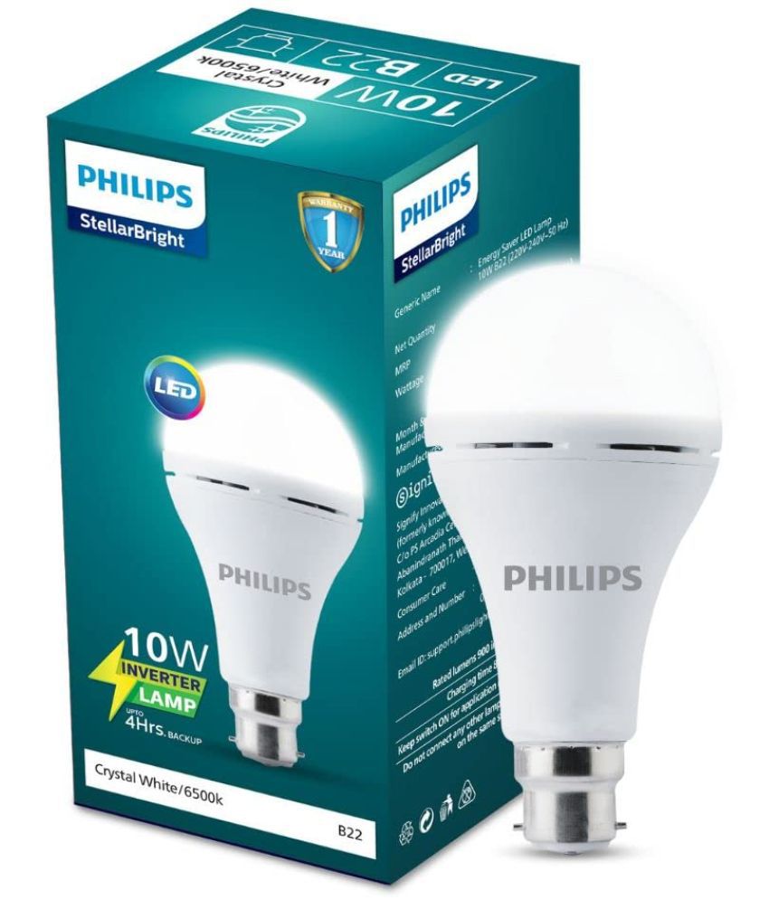     			Philips 10w Cool Day light Inverter Bulb ( Single Pack )