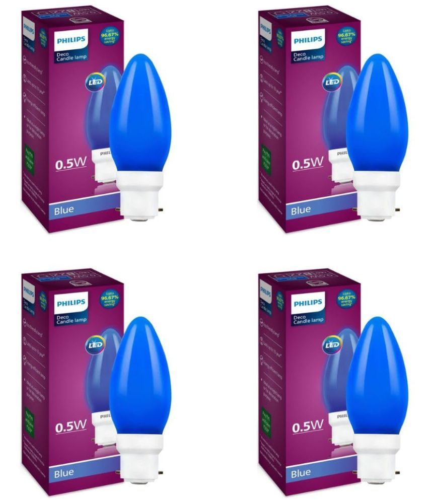     			Philips 1w Cool Day light LED Bulb ( Pack of 4 )