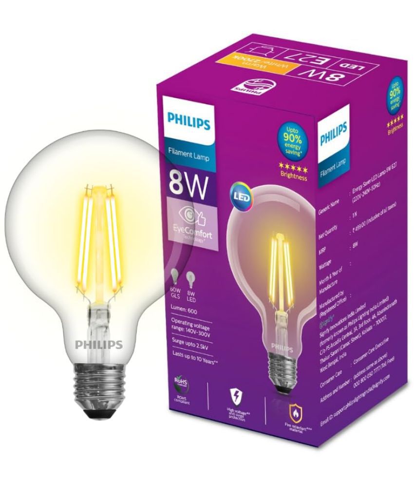     			Philips 8w Cool Day light LED Bulb ( Single Pack )
