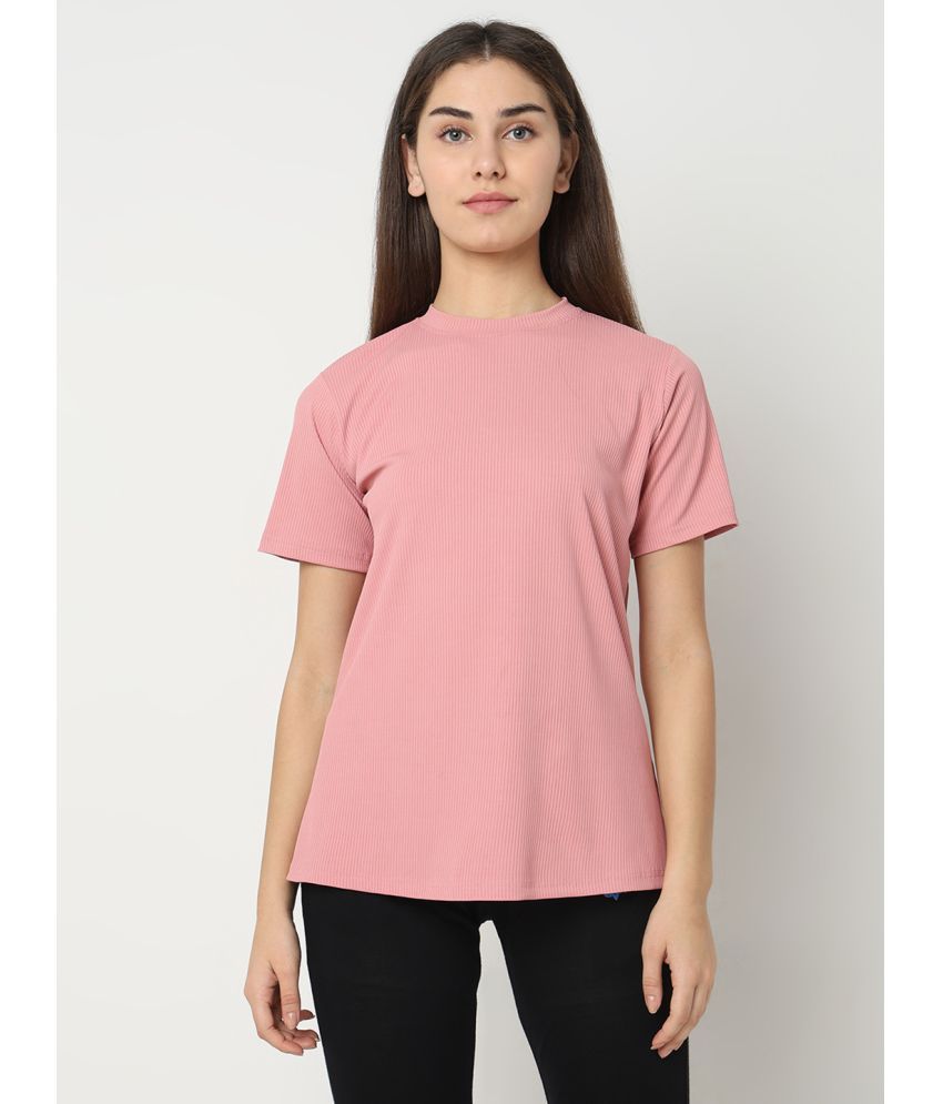     			Smarty Pants Pink Cotton Regular Fit Women's T-Shirt ( Pack of 1 )