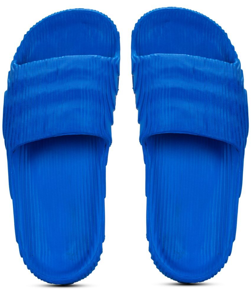     			atom Blue Men's Slide Flip Flop