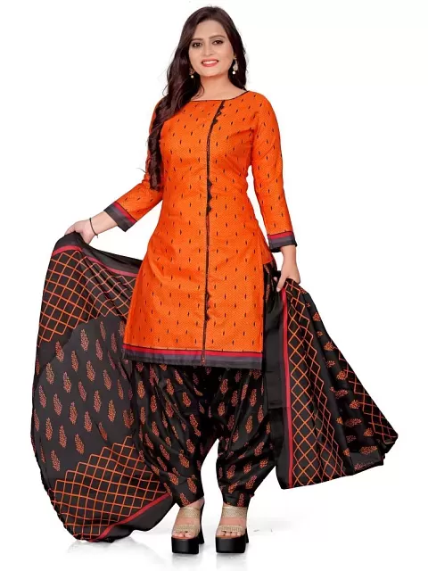 Heavenly Attire - Blue Anarkali Cotton Women's Stitched Salwar Suit ( Pack  of 1 ) Price in India - Buy Heavenly Attire - Blue Anarkali Cotton Women's  Stitched Salwar Suit ( Pack of 1 ) Online at Snapdeal