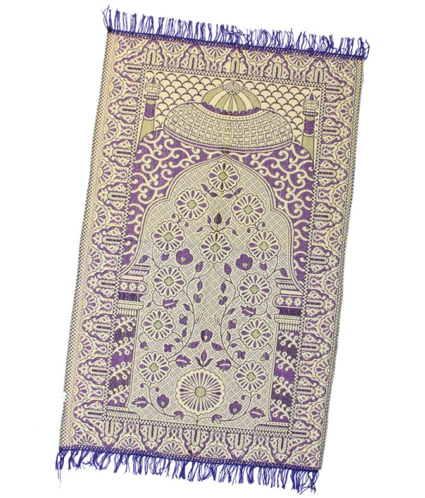     			ADIRNY Yellow Single Regular Cotton Prayer Mat ( 110 X 70 cm )